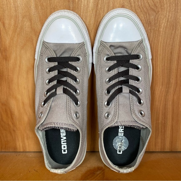 Womens 7 Converse All Star Low Sneakers Grey SEF1591 - Picture 5 of 8